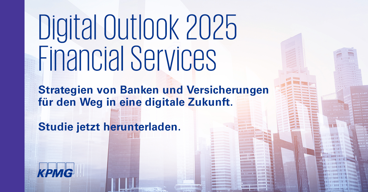 Studie Digital Outlook 2025 Financial Services KPMG AG