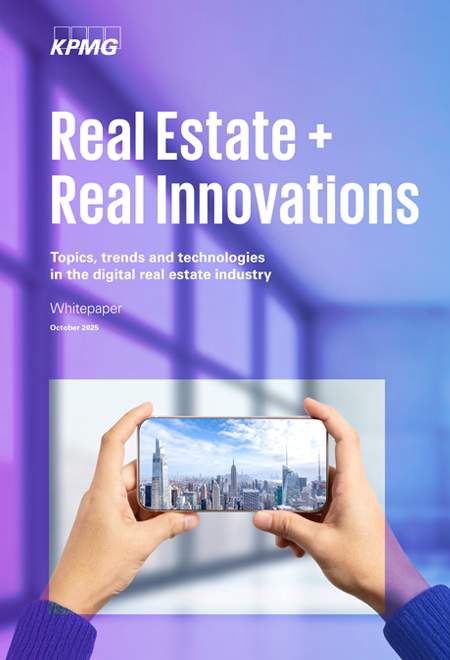 Cover of the White paper: "Real Estate + Innovations 2025" Cover of the White paper: "Real Estate + Innovations 2025"
