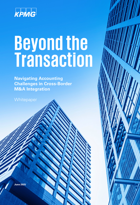 Cover der KPMG-Studie "Beyond the Transaction" Cover der KPMG-Studie "Beyond the Transaction"