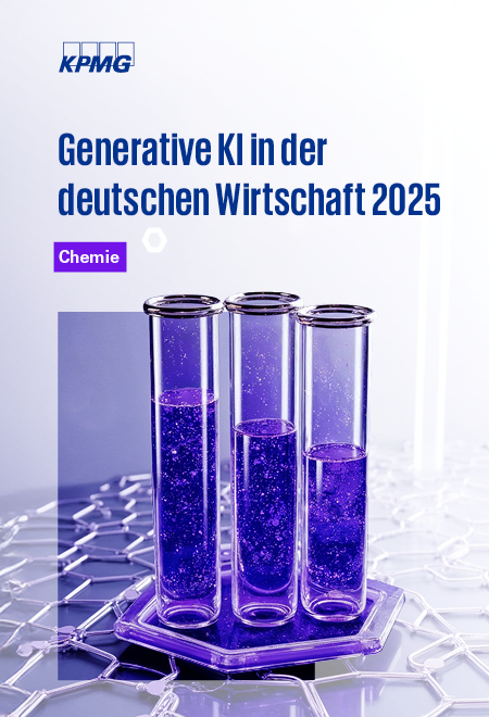 Cover der Studie "Generative KI in der deutschen Wirtschaft 2025: Chemie" Cover der Studie "Generative KI in der deutschen Wirtschaft 2025: Chemie"