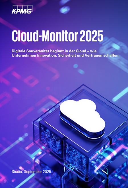 Cover der KPMG-Studie "Cloud-Monitor 2025"
