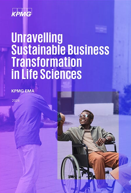 Cover des E-Books "Unravelling sustainable business transformation in Life Sciences"