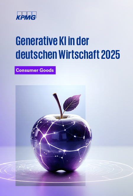 Cover der Studie "Generative KI in der deutschen Wirtschaft 2025: Consumer Goods" Cover der Studie "Generative KI in der deutschen Wirtschaft 2025: Consumer Goods"