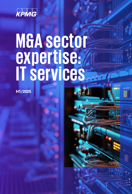 Cover der Studie "M&A expertise in our IT market update: H1/2025" Cover der Studie "M&A expertise in our IT market update: H1/2025"