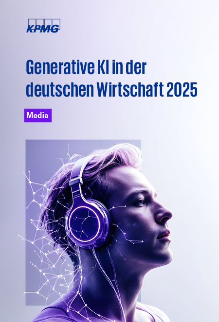 Cover der Studie "Generative KI in der deutschen Wirtschaft 2025: Medienbranche" Cover der Studie "Generative KI in der deutschen Wirtschaft 2025: Medienbranche"