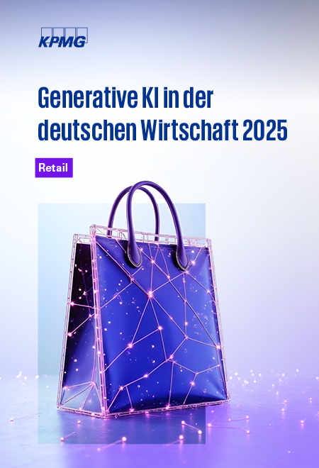 Cover der Studie "Generative KI in der deutschen Wirtschaft 2025: Handel" Cover der Studie "Generative KI in der deutschen Wirtschaft 2025: Handel"