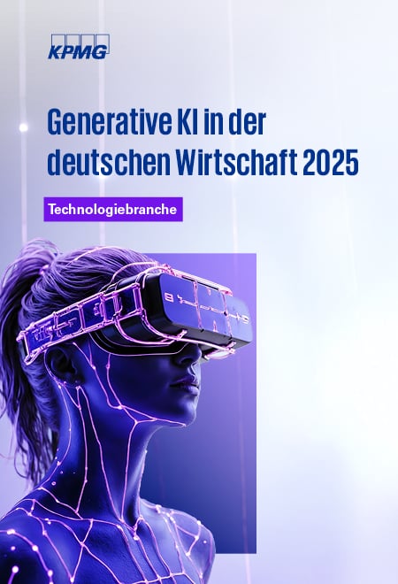 Cover der Studie "Generative KI in der deutschen Wirtschaft 2025: Technologiebranche" Cover der Studie "Generative KI in der deutschen Wirtschaft 2025: Technologiebranche"