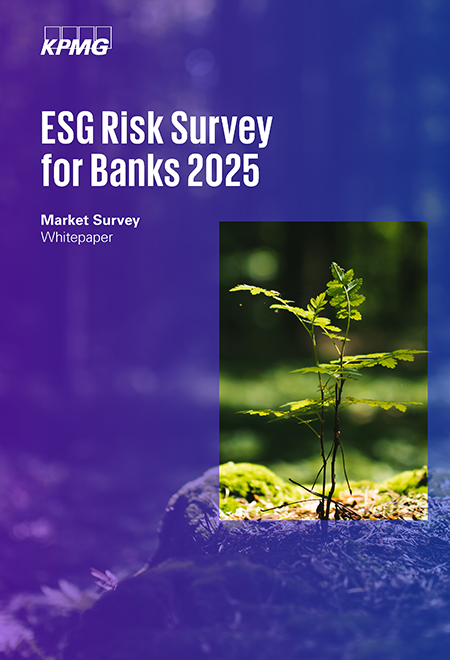 Cover der Studie "ESG Risk Survey for Banks 2025"