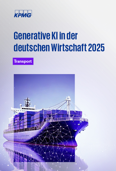 Cover der Studie "Generative KI in der deutschen Wirtschaft 2025: Transport" Cover der Studie "Generative KI in der deutschen Wirtschaft 2025: Transport"