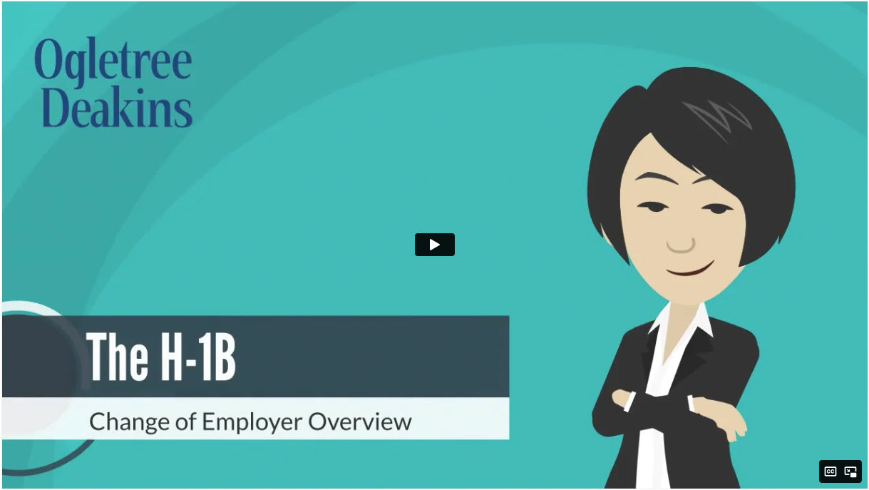 The H-1B Change of Employer Process