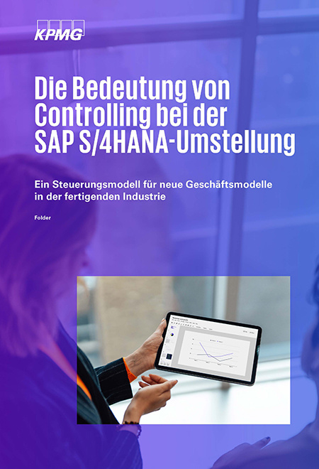 Cover des Whitepapers "Die Bedeutung von Controlling bei der S/4HANA-Umstellung"