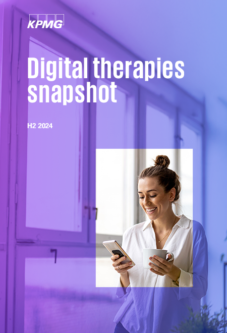 Cover des Reports "Digital therapies snapshot"