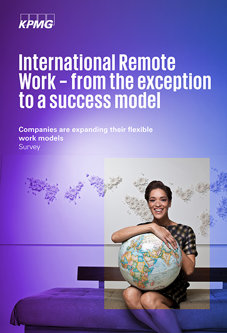 Cover of KPMG Survey: International remote work – from foreign concept to success story 