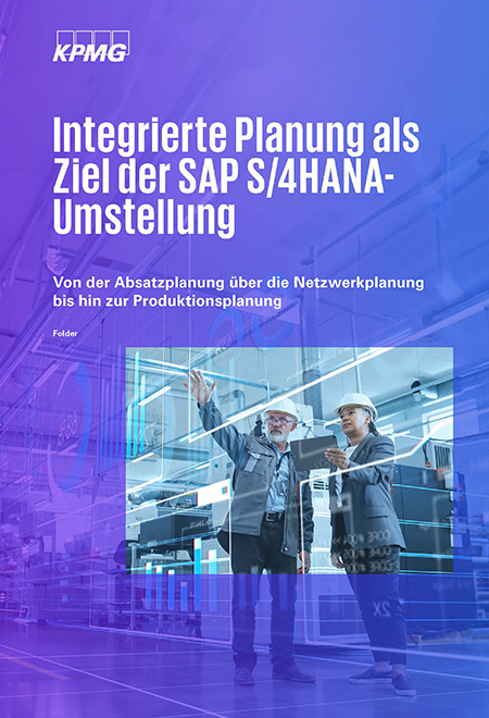 Cover des Whitepapers "Integrierte Planung als Ziel der SAP S/4HANA-Umstellung"